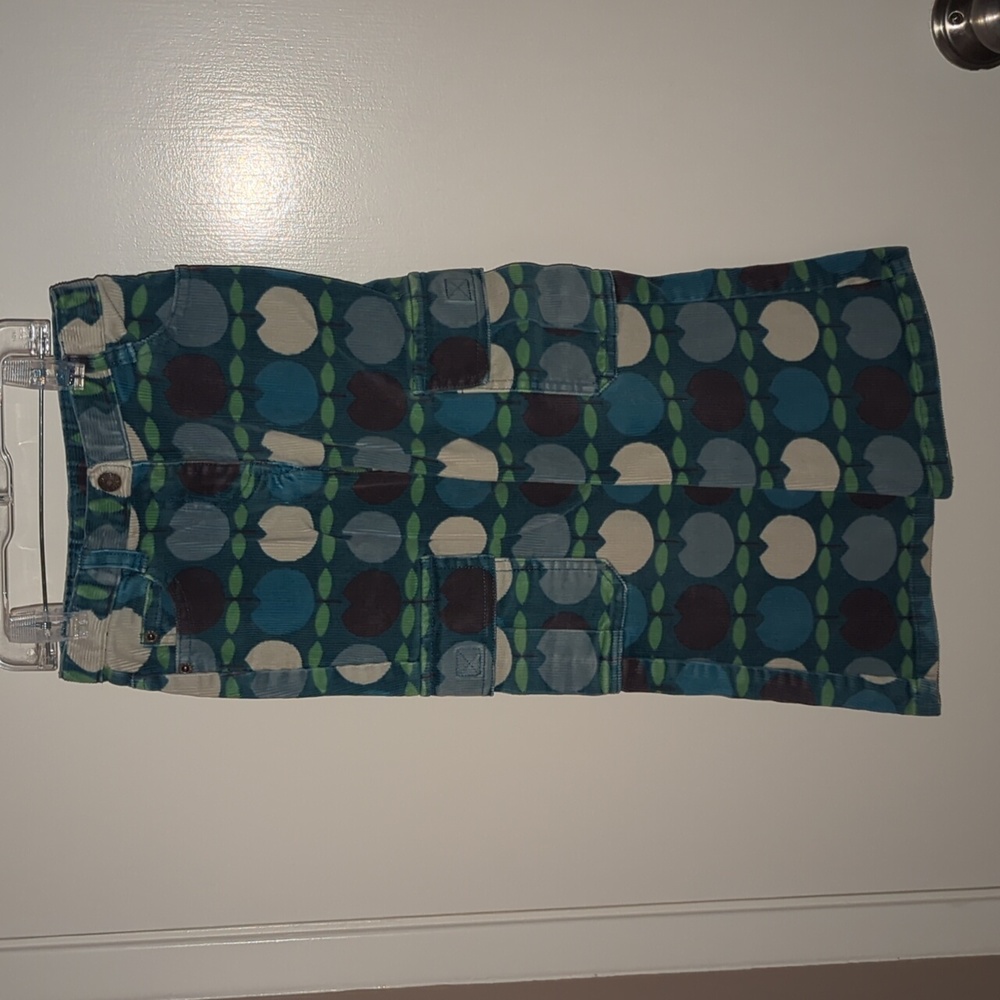 Mini boden blue corduroy tulip pants, size 4-5